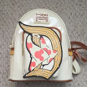 Loungefly Cream and Brown Backpack